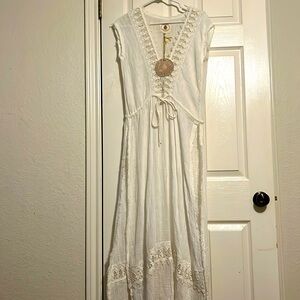 Cowgirl hippy inspired cover up or layered dress